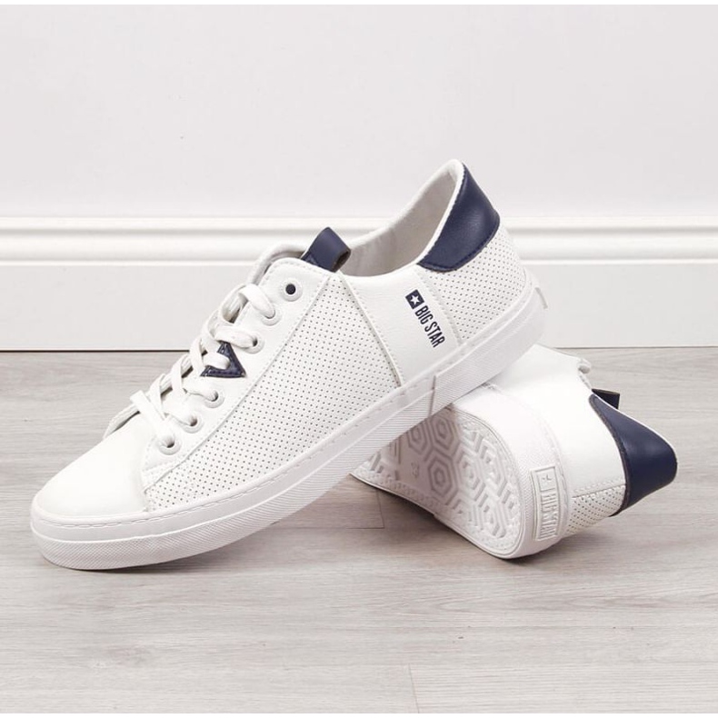 Low-top leatherette Big Star M JJ174226 white 2