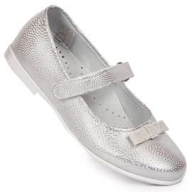 Communion ballerinas Kornecki Jr. 6493 silver 1