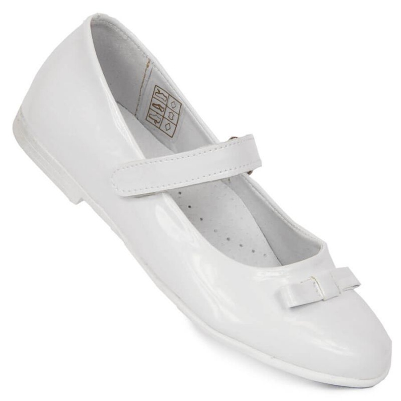 Communion ballerinas Kornecki Jr 6493 white 1