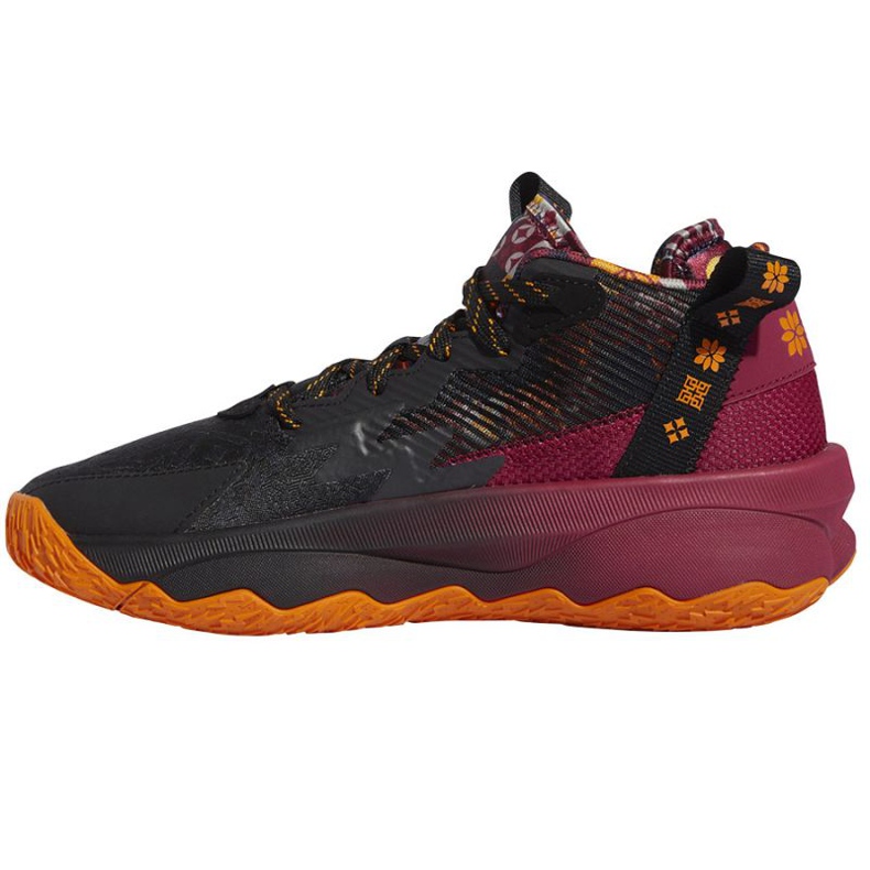 Adidas Dame 8 Jr GW3862 basketball shoe multicolored black 1