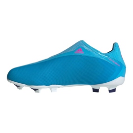 Adidas X Speedflow.3 Ll Fg Jr GW7497 football boots blue blue 1 Adidas X Speedflow.3 Ll Fg Jr GW7497 football boots blue blue 1