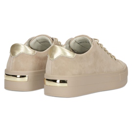 Beige leather Creepers Filippo DP3533 3