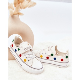 Children's Sneakers With Velcro Big Star JJ374053 White 2