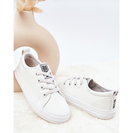 Leather Sneakers Big Star JJ374024 White 1 Leather Sneakers Big Star JJ374024 White 1