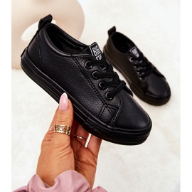 Leather Sneakers Big Star JJ374025 Black 1