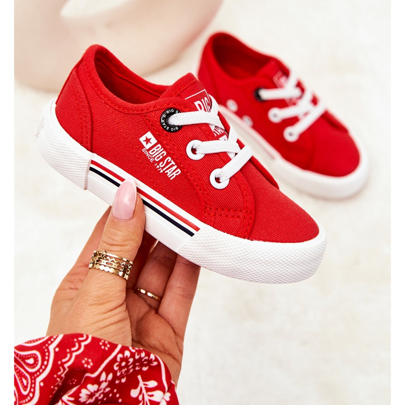 Sneakers Slip Big Star JJ374167 Red 1