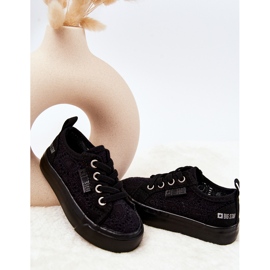 Black Openwork Big Star JJ374133 Sneakers 1