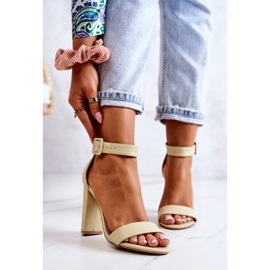 Pastel Green Georgina Heel Sandals 1 Pastel Green Georgina Heel Sandals 1