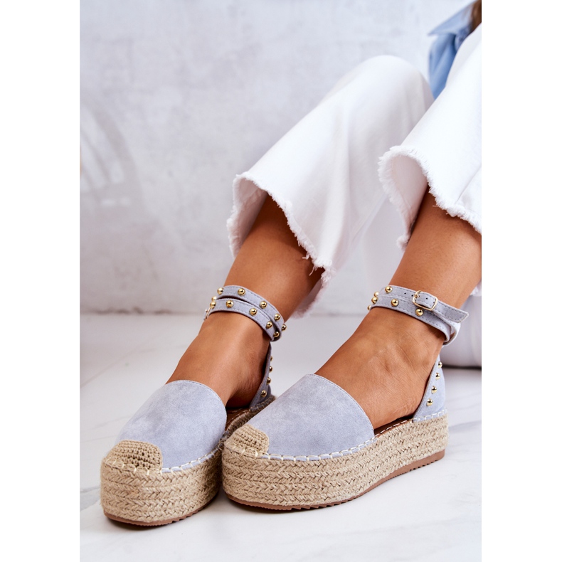 FB2 Espadrilles Sandals With Blue Lillian Jets 1