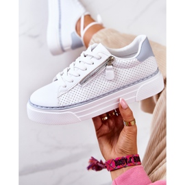 FB2 Sports Shoes On The White And Blue Louisa Platform 1