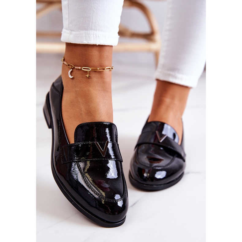 Vinceza Patent Leather Black Sherilyn Shoes 1