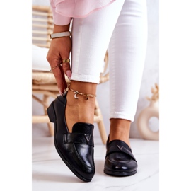 Vinceza Black Sherilyn Leather Shoes 2