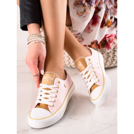 Women's Big Star Sneakers HH274455 pink 1