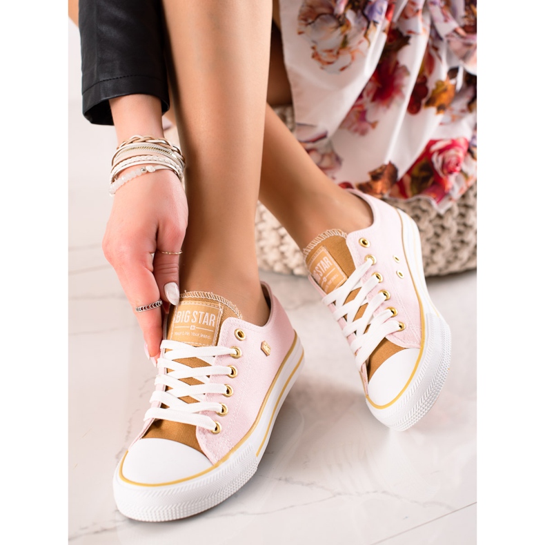 Women's Big Star Sneakers HH274455 pink 1