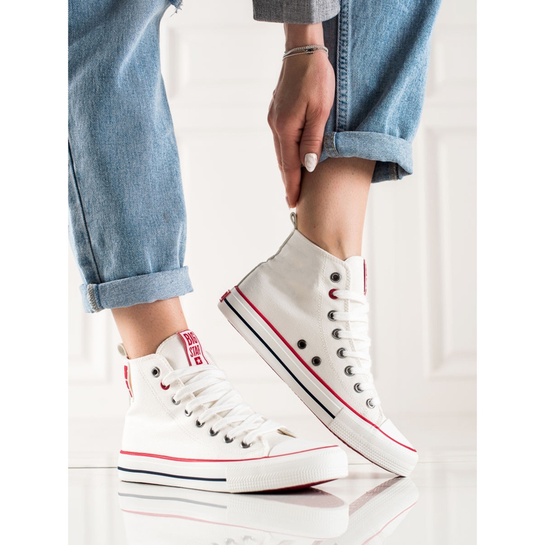 High Sneakers Big Star JJ274127 white 1