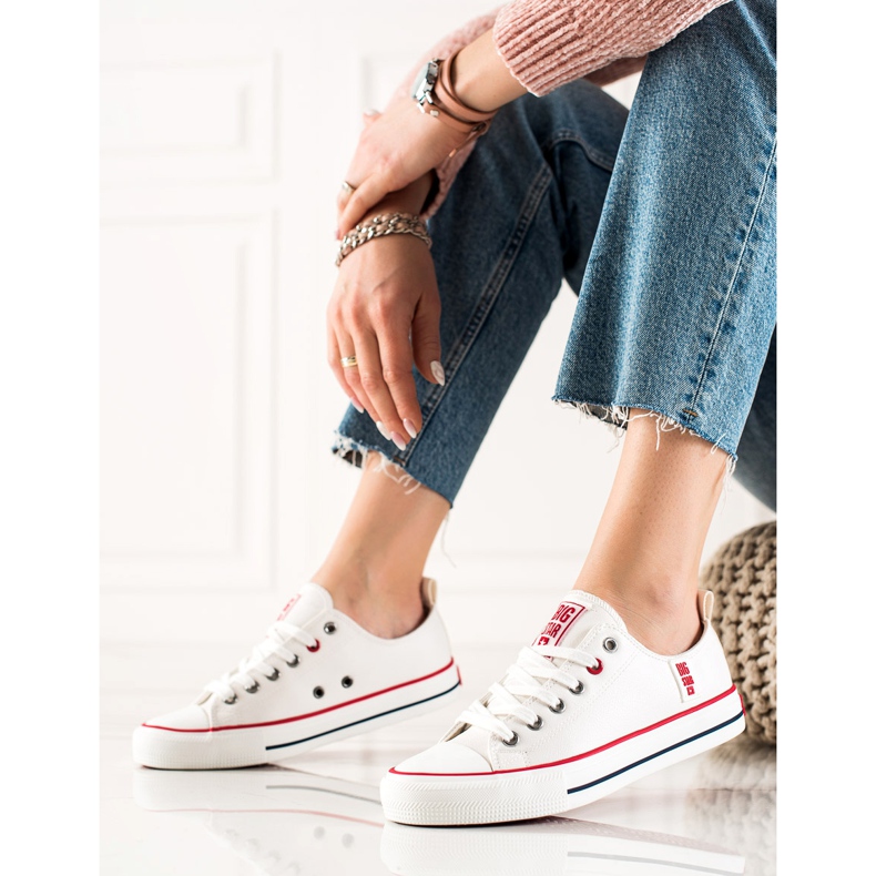 Women's Big Star Sneakers JJ274130 white 1 Women's Big Star Sneakers JJ274130 white 1