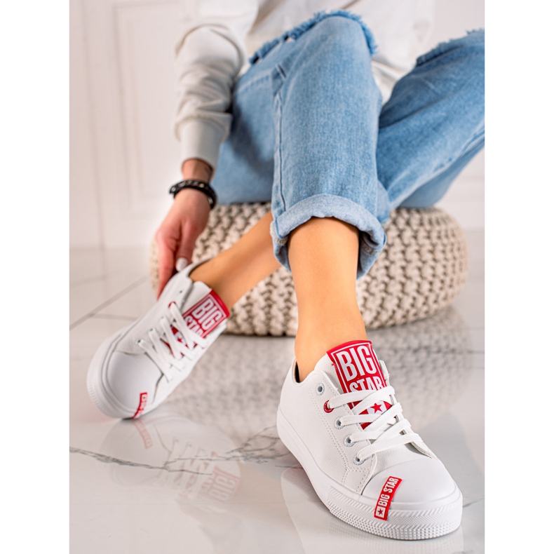 Women's Big Star Sneakers JJ274165 white 1 Women's Big Star Sneakers JJ274165 white 1