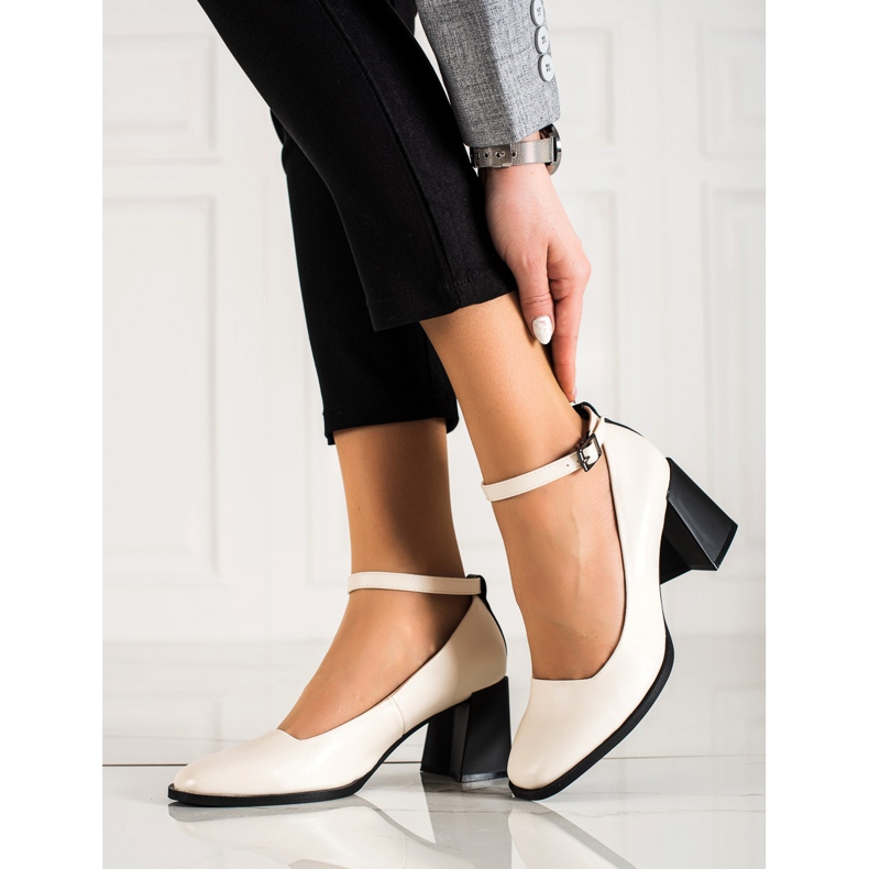 Pumps With Buckle LA.FI beige 1