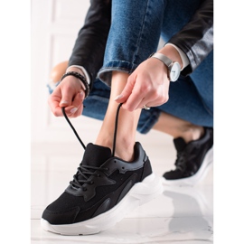 Ideal Shoes Classic Sneakers black 1 Ideal Shoes Classic Sneakers black 1