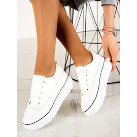 TRENDI Stylish Sneakers On The Platform white 1