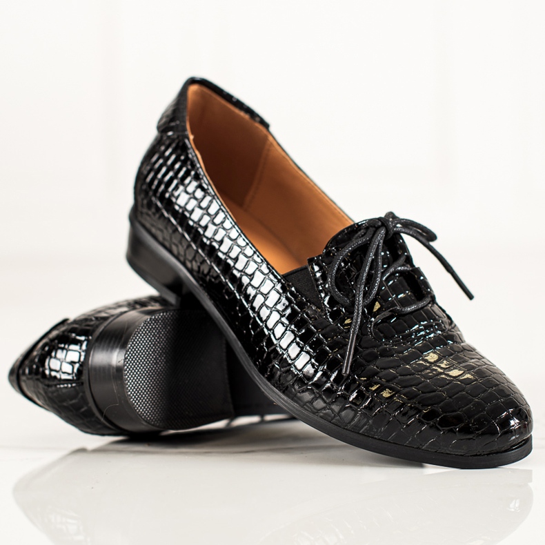 W. Potocki Elegant Lace-up Potocki shoes black 1