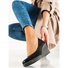 W. Potocki Classic Pumps On Wedge Potocki black 1