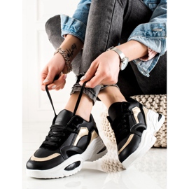 TRENDI Eco Leather Sneakers black 1