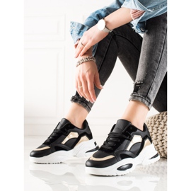 TRENDI Eco Leather Sneakers black 2