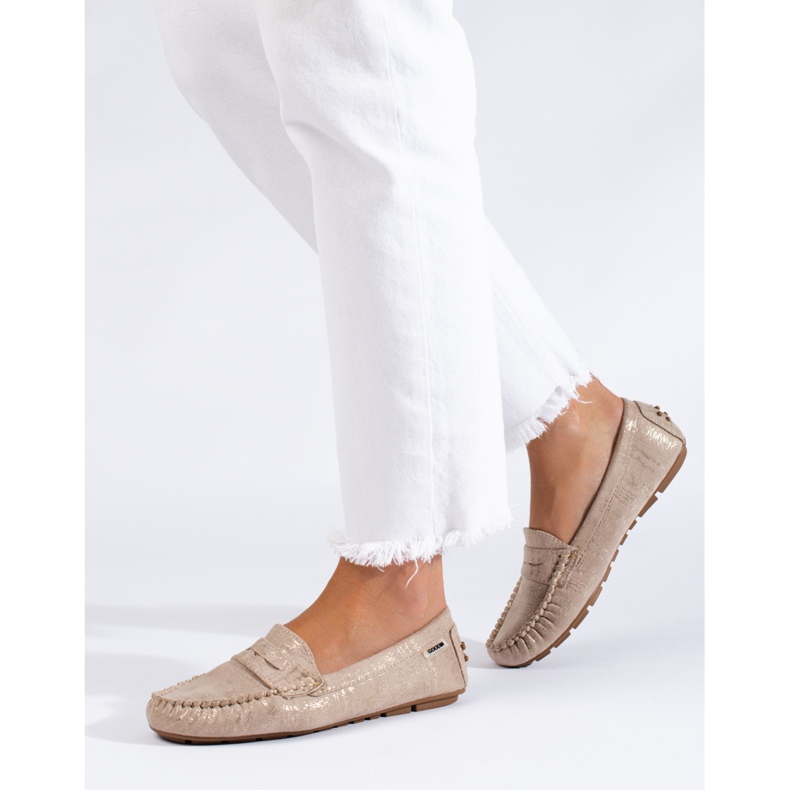 Goodin Classic textile loafers beige 1