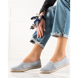 TRENDI Casual Slipony Espadrilles grey 2