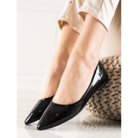 Encor Lacquered Ballerina In Spitz black 1