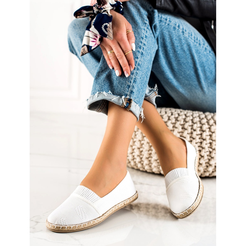 TRENDI Casual White Espadrilles 2
