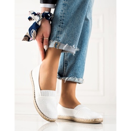 TRENDI Casual White Espadrilles 1