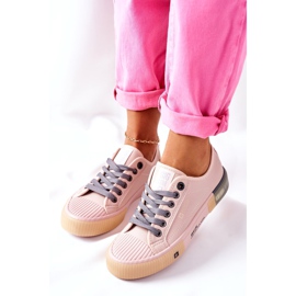Women's Leather Sneakers Big Star II274133 Pink 1