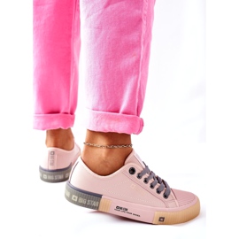 Women's Leather Sneakers Big Star II274133 Pink 3