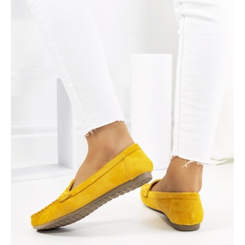 Nieves yellow women's loafers 1