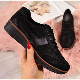 Leather shoes on the wedge Filippo W PAW68A black 1