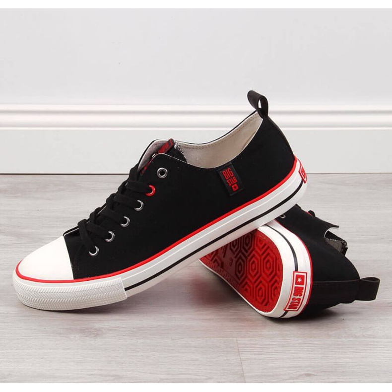 Textile sneakers Big Star M JJ174061 black 1