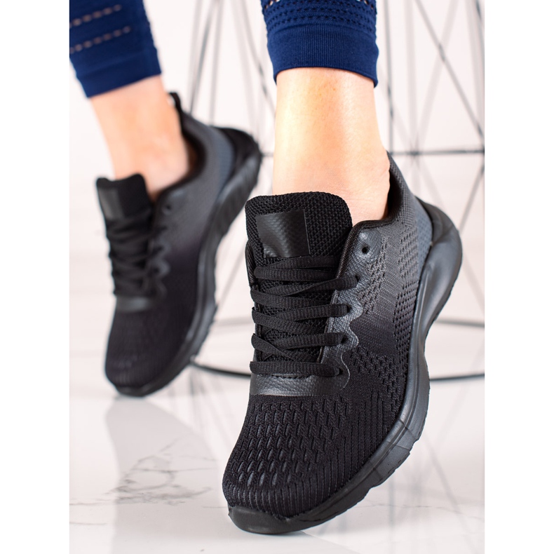 TRENDI Fashionable Sports Shoes black grey 1 TRENDI Fashionable Sports Shoes black grey 1