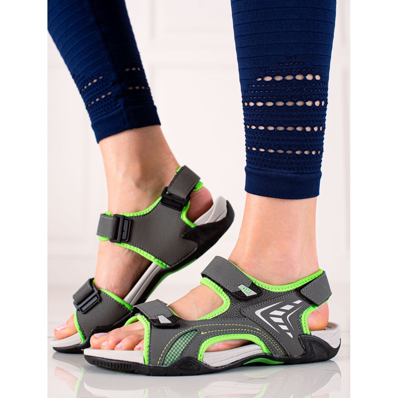 Sport Sandals DK grey green 1
