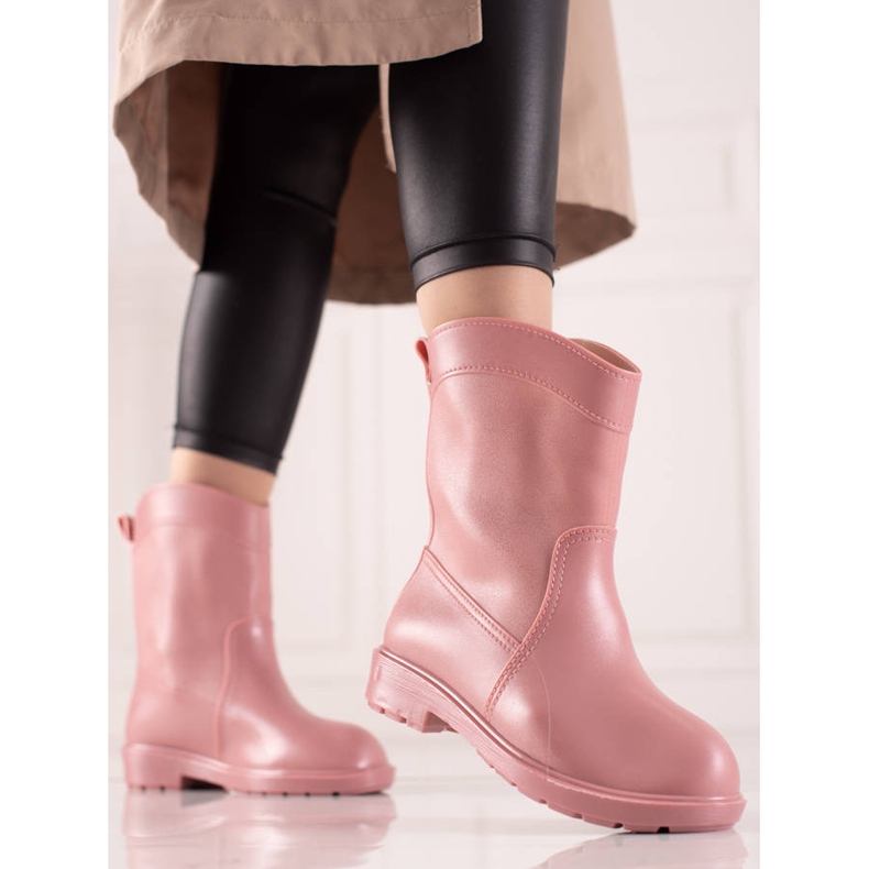 Bona Casual Pink Wellies 1
