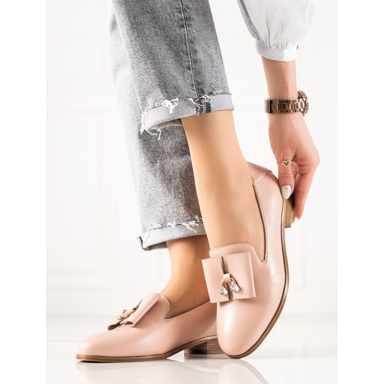 W. Potocki Shoes with Potocki crystals pink 1