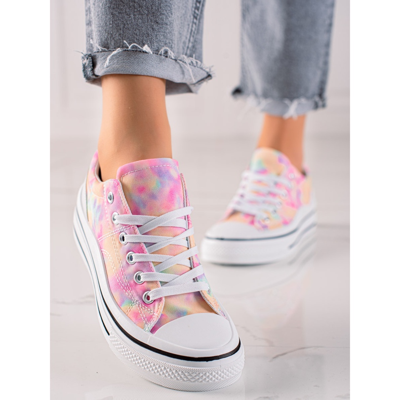 TRENDI Colorful Sneakers On The Platform multicolored 1