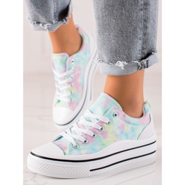 TRENDI Colorful Sneakers On The Platform multicolored 1
