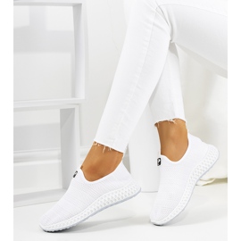 Katy white slip-on sports shoes 1 Katy white slip-on sports shoes 1