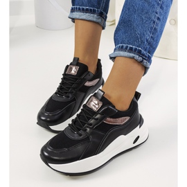 Black Nazaria sports shoes golden 1