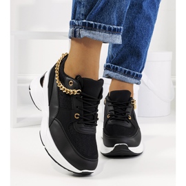 Black sneakers with a chain from Tomas 1