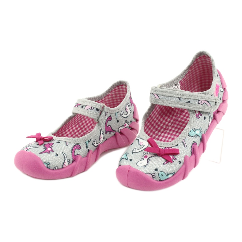 Befado children's shoes 109P204 pink silver grey 3 Befado children's shoes 109P204 pink silver grey 3