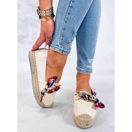 Avril Beige women's espadrilles 2