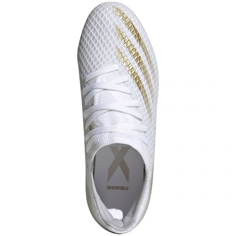 Adidas X GHOSTED.3 Fg Jr EG8210 football boots white white 1